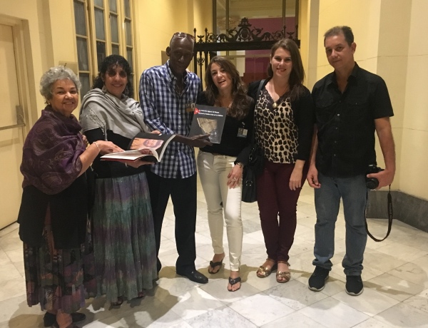 Egiptólogas del proyecto Canario-Toscano en el MNBA